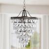 USUT 4-Light Antique Brass Crystal Chandelier view 1