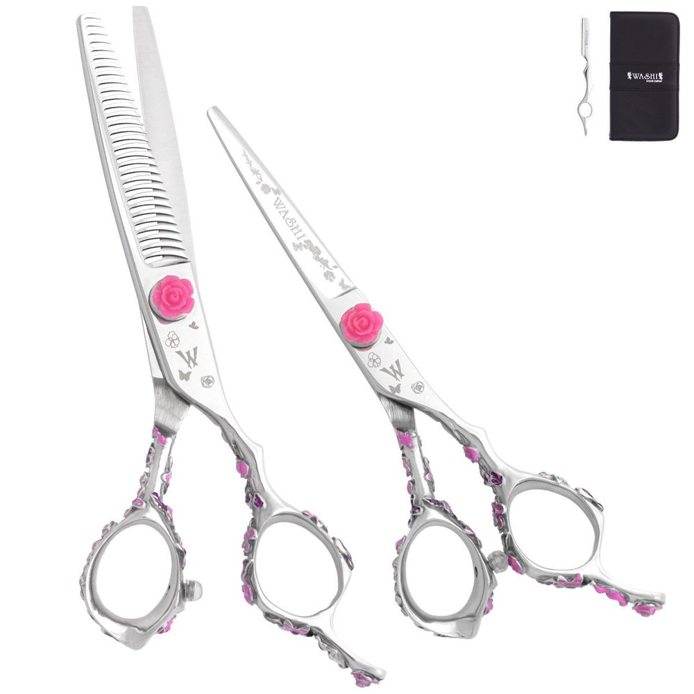 Washi Pink Rosebud Shear and Thinner