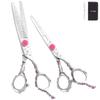 Washi Pink Rosebud Shear and Thinner view 1