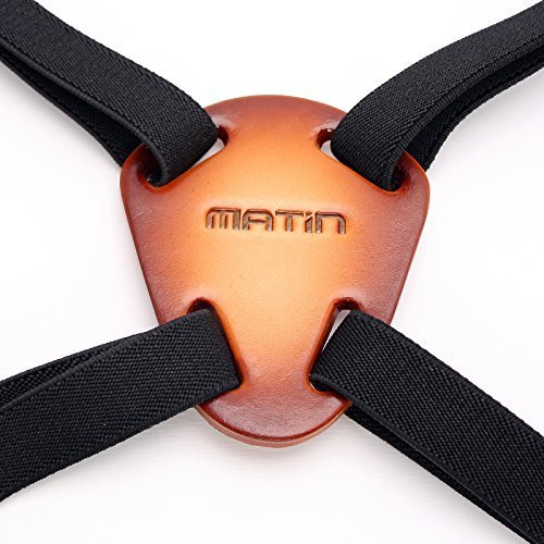 Matin Nylon & Leather Binocular Harness Strap with Quick Release System