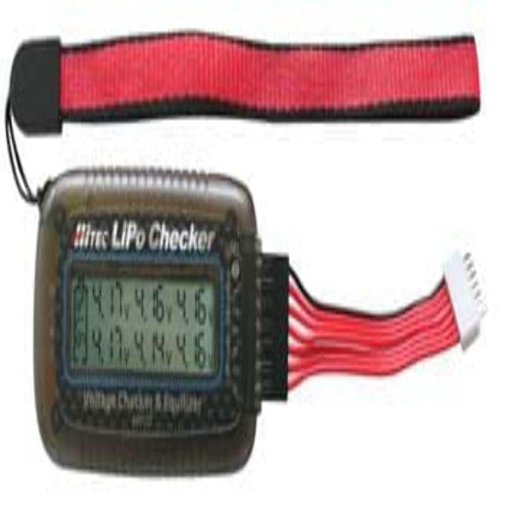 Hitec RCD 44173 LiPo Battery Checker with Built In Balancer