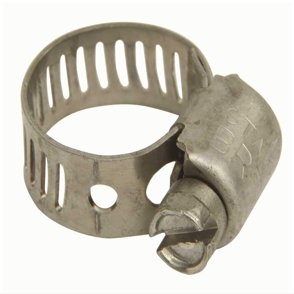 Breeze Mini Worm Drive Hose Clamp, 7/16"-25/32", 10 Pack, 3706