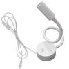 BRILLRAYDO LED Picture Light Bedside Lamp Fixture Flexible Pipe with Button Plug-in White Finish Pure White view 1