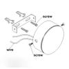 BRILLRAYDO 3W LED Light Picture Lamp Fixture Flexible Pipe with Button Plug-in White Finish Warm White view 4