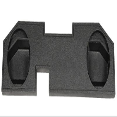 Rockville REC6 Dual 10" Subwoofer Box, Sealed, 0.65 Cu.Ft., Precision-Cut 5/8" MDF, Platinum Terminals, for Dodge Ram 2002-2015 Crew/Quad/XCab