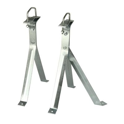 Skywalker 12 Heavy-Duty Wall Mount Pair for TV Antenna Mast with (2) Brackets with Lag Bolts
