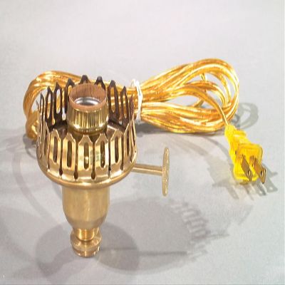 B&P Lamp #2 Electric Gallery, Clear Gold Cord