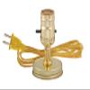 B&P Lamp Mason Jar Adapter with White Cord view 3