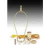 B&P Lamp Adapter Kit w/9" harp & Brown Cord view 2
