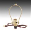 B&P Lamp Make-A-Lamp Kit W/9" harp, Brown Cord view 2