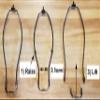 B&P Lamp Heavy Duty Lamp Shade Harp Holder Base, 1/8IP, Brass Plated Steel view 2