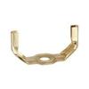 B&P Lamp Heavy Duty Lamp Shade Harp Holder Base, 1/8IP, Brass Plated Steel view 3
