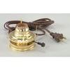 B&P Lamp Mason Jar Adaptor with Clear Silver Cord view 2