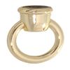 B&P Lamp 1 1/4" Ht. Die Cast Zinc Loop W/Brass Finish view 1