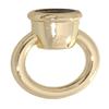 B&P Lamp 1 1/4" Ht. Die Cast Zinc Loop W/Brass Finish view 2