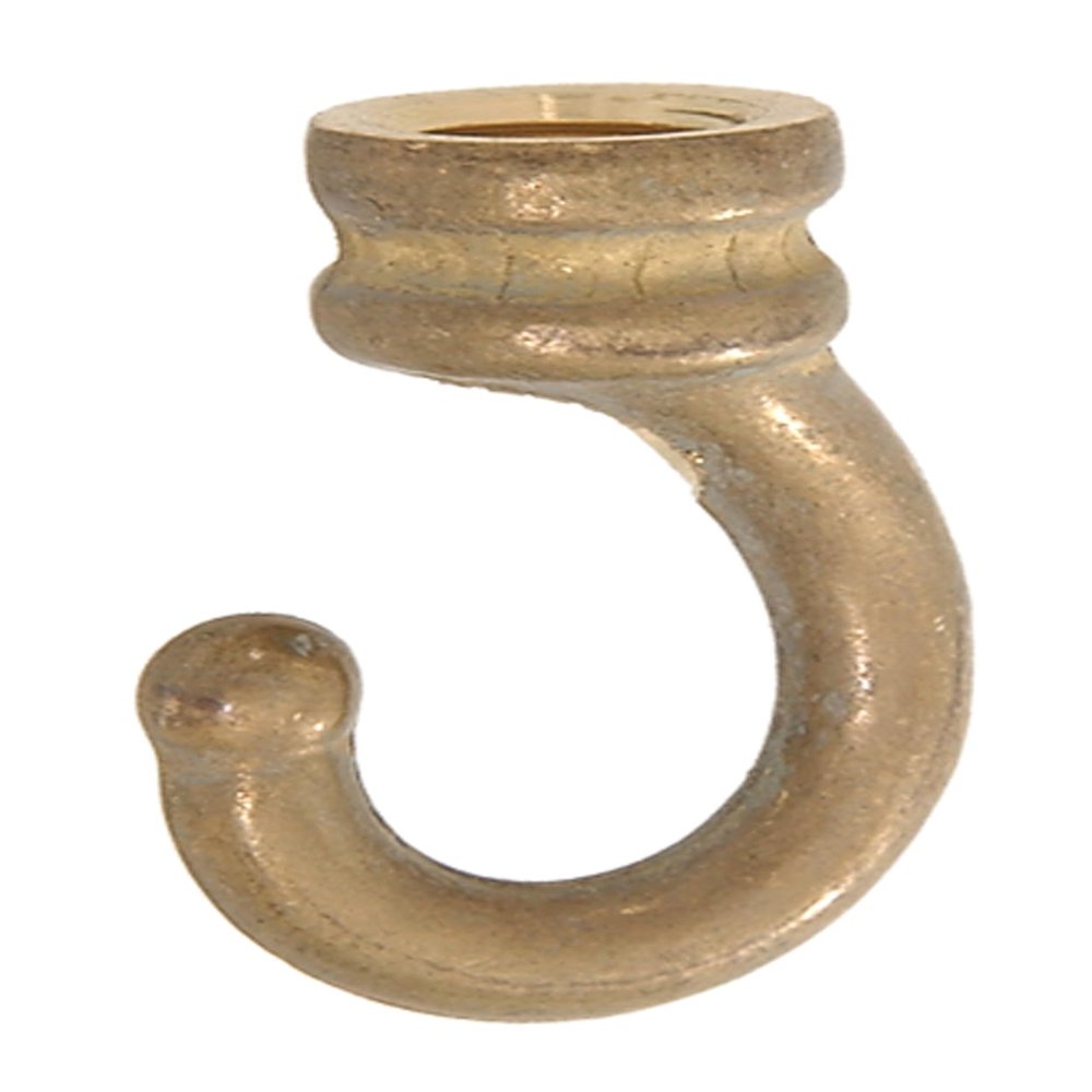 B&P Lamp 1 3/8" Cast Brass Hook