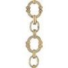 B&P Lamp Unfinished Brass Light Duty, Classical Style Oval Shape Chain, Ft. view 3