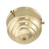 B&P Lamp 4" Fitter, Brass Deco Style Shade Holder view 1