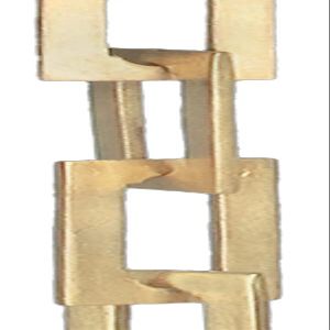 B&P Lamp Arts & Crafts Style Chain, Hand Made - Solid Brass, Ft.