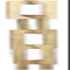 B&P Lamp Arts & Crafts Style Chain, Hand Made - Solid Brass, Ft. view 2