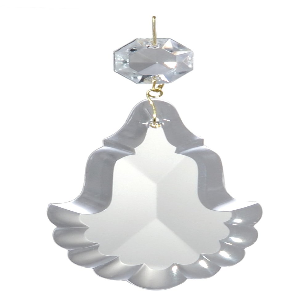 B&P Lamp BrilliantCut 2 Inch (50MM) French Cut Crystal Pendalogue
