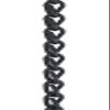 B&P Lamp #16 Black Oxide Steel, Double Jack Chain, Foot view 2