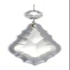 B&P Lamp BrilliantCut 3 Inch (76MM) Plain Crystal Spear, Nickel Pin view 1