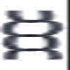 B&P Lamp Satin Black Oval Steel Chain, 3 Ft. Length view 2