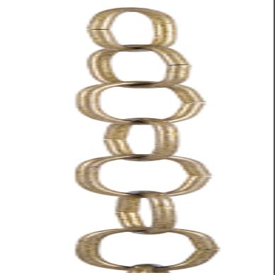 B&P Lamp Bronze Color, Oval Steel Chain, 3 Ft. Length