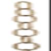 B&P Lamp Bronze Color, Oval Steel Chain, 3 Ft. Length view 1
