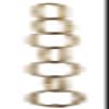 B&P Lamp Bronze Color, Oval Steel Chain, 3 Ft. Length view 3