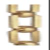 B&P Lamp Large, Solid Brass Rectangular-Shape Chain, Ft. view 3