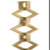 B&P Lamp Unfinish Brass, Large Gothic Style Chain, Ft. view 1