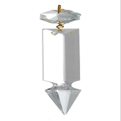 B&P Lamp 5" (125mm) Plain Crystal Spear