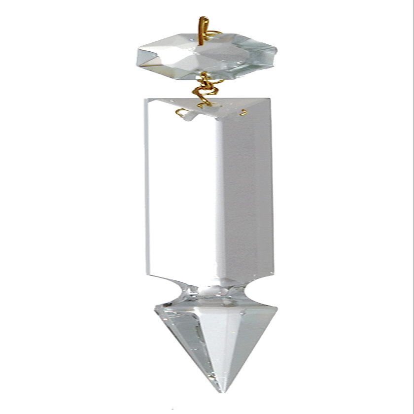 B&P Lamp 5" (125mm) Plain Crystal Spear