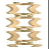 B&P Lamp Solid Brass Arts & Crafts Style Chain, Ft. view 3