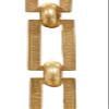 B&P Lamp Unfinished Brass Greek Key Stamped Chain view 3