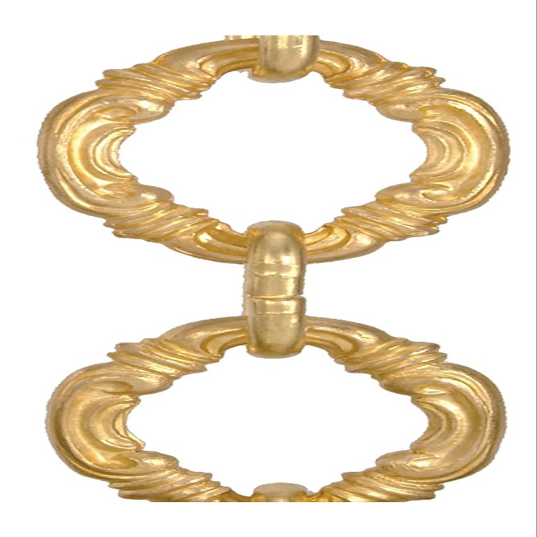 B&P Lamp Die Cast, Large Decorative Brass Chain, 20" Length