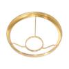 B&P Lamp 10" Fitter Shade Ring Holder for No. 2 Size Brass Plated Oil or Kerosene Lamp Burners view 1