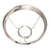 B&P Lamp 10" Fitter Shade Ring Holder for No. 2 Size Brass Plated Oil or Kerosene Lamp Burners view 3