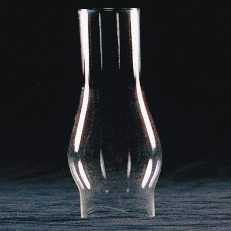 B&P Lamp 1 5/8 Inch by 6 1/2 Inch Clear Glass Lamp Chimney for Vintage and Antique Style Lighting