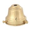 B&P Lamp 2 1/4" Fitter, Brass Fixture Shade Holder, Polished & Lacq. view 2