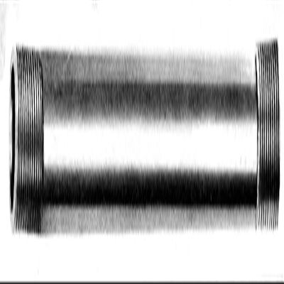 B&P Lamp Seamless, 1/8 IP Steel Pipe, 7" Long