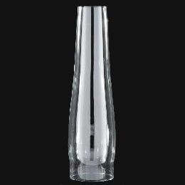 B&P Lamp 2 5/8 Inch by 13 Inch Clear Glass Chimney for Vintage and Antique Style Globes