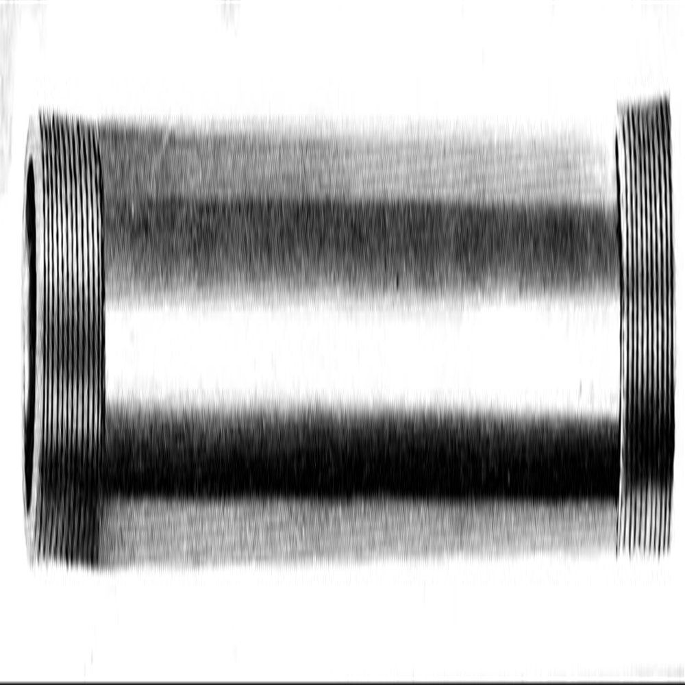 B&P Lamp Seamless, 1/8 IP Steel Pipe, 11" Long