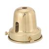 B&P Lamp 2 1/4" Fitter, Bell-Type Shade Holder, Polished & Lacq. view 1