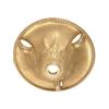 B&P Lamp Chain Junction Cap, 3 3/16" Dia., Unfin. Brass view 2