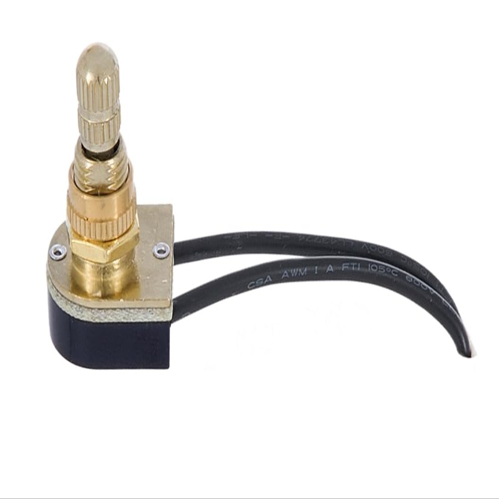 B&P Lamp Rotary Canopy Switch W/6" Wire Leads. Imported