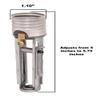 B&P Lamp Medium Base, Adjustable Keyless Candle Socket view 2