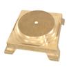 B&P Lamp 1 1/2" Ht. Brass Footed Base with 4 7/16" Top Dia. view 1